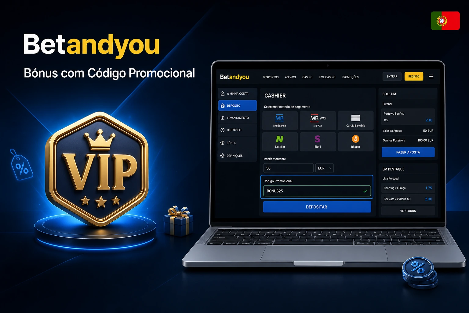 betandyou bonus com codigo promocional