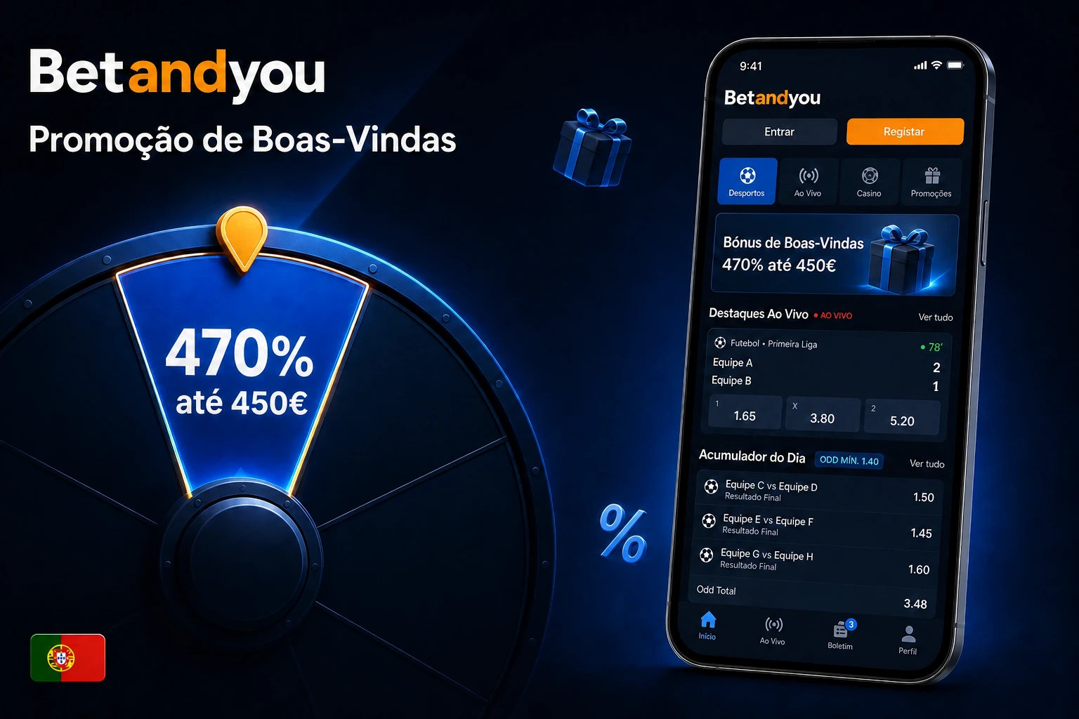betandyou promocao de boas vindas